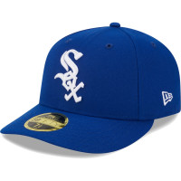 Adult Men's Chicago White Sox New Era White Logo Low Profile 59FIFTY Fitted Hat - Royal